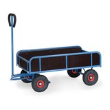2-assige handwagen fetra® met 4 vaste wanden