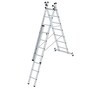 3-delige multifunctionele ladder met nivello® traverse