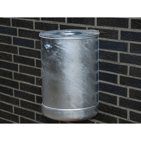 Abfallbehälter aus Stahl, 50 Liter