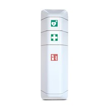 Accesorio desfibrilador para gabinete de almacenamiento de extintores