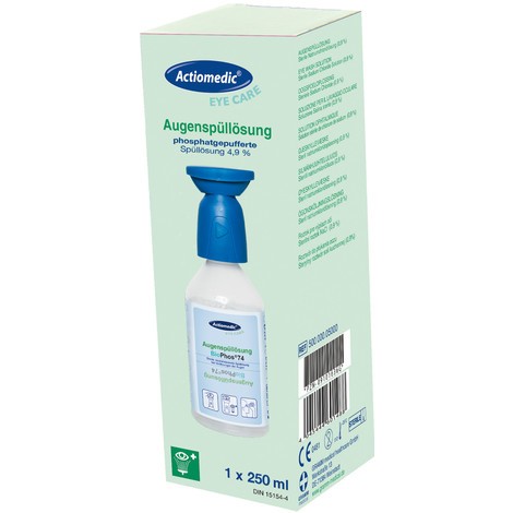 ACTIOMEDIC® Augenspülflasche BioPhos®74, Einzelkarton