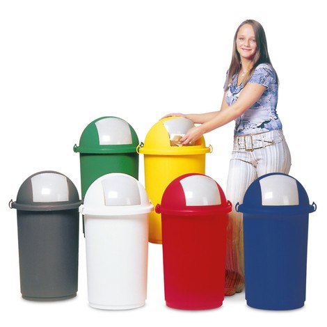 Afvalbak VAR® 50 liter, met inwerpklep