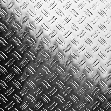 Aluminium-Riffelblechboden, 2/4 mm
