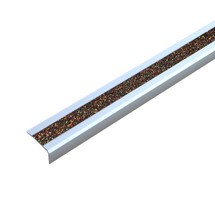 Antirutsch-Treppenkantenprofil, GlitterGrip, gold, Aluminium