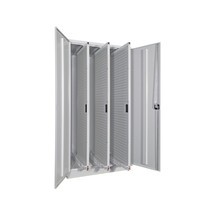 Armoire à tiroir vertical PAVOY avec panneaux perforés, 4 tiroirs, HxlxP 1 950 x 1 000 x 600 mm