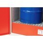 Armoire de sécurité Steinbock® pour conteneurs d’huile, avec étagères grillagées réglables en hauteur, verrouillable, 1 cuve de rétention