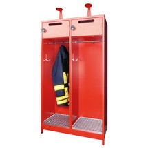 Armoire incendie PAVOY avec compensation de niveau + cadre porte-étiquette