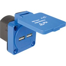 as-Schwabe USB Anbausteckdose