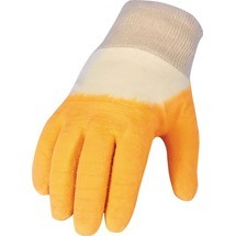 ASATEX Handschuhe, gelb, PSA-Kategorie I, Baumwolle mit Latex