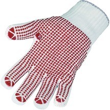 ASATEX Handschuhe, rot, EN 388 PSA-Kategorie II, Baumwolle (innen)/Polyamid (außen)