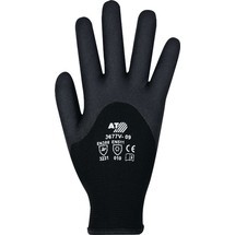 ASATEX Kälteschutzhandschuhe, schwarz, EN 388, EN 511 PSA-Kategorie II Polyamid mit HPT® Vinyl-Beschichtung