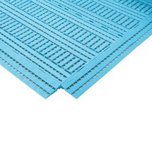 Baguette de bordure pour tapis pour poste de travail en polyéthylène