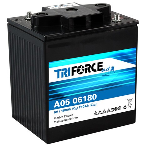Batterie monobloc A05, AGM, 6 V