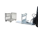 Bauer® Basculeur type KG-A, basculement par système hydraulique du chariot élévateur