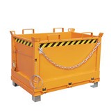 Bauer® bodemklepcontainer, stapelbaar in stapels van 3