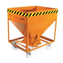 Bauer® contenedor de silo, con cierre de tijera y ruedas