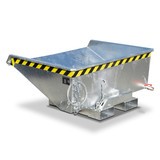 Bauer® Mini-benne à copeaux avec mécanisme d’aide au basculement, faible hauteur de construction