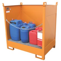 Bauer® Palet de almacenamiento y transporte sobre cuba de contención