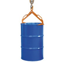 Bauer® Pinza de tambor LGZ para barriles de chapa de acero de 200 litros y tapa de acero