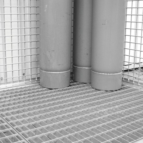 Bauer® piso de grelha para contentor de cilindro de gás