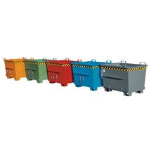 Bauer® Stapelbar container med bottentömning, lackerad