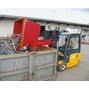 Bauer® Tippcontainer med rullmekanik, kapacitet 1.000 kg, förzinkad