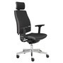 Biurowe krzesło obrotowe Hammerbacher Premium 1, tapicerowany tył, zagłówek