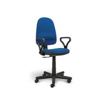 Biurowe krzesło obrotowe Komfort, wyprofilowane siedzisko