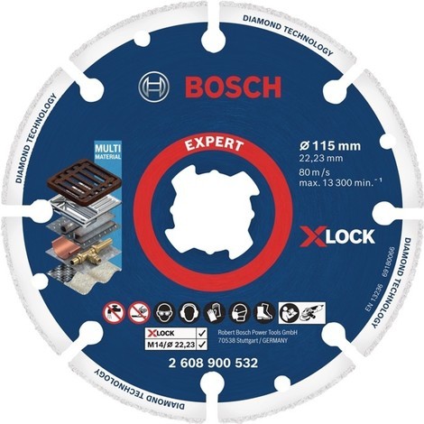 BOSCH Diamanttrennscheibe Expert Diamond Metal Wheel X-LOCK