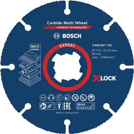 BOSCH Trennscheibe Expert Carbide Multi Wheel X-LOCK