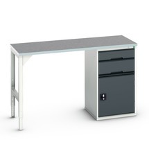 bott verso base cabinet (linoleum board) with 2 drawers, 1 door