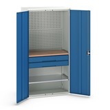bott verso hinged door cabinet with 2 drawers, with 2 shelves and rear panel