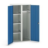 bott verso hinged door cabinet, with 4 shelves and 1 clothes rail