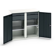 bott verso hinged door cabinet with drawers, with 2 shelves and 4 drawers