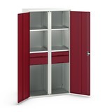 bott verso hinged door cabinet with drawers, with 4 shelves and 4 drawers