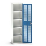bott verso hinged door cabinet with ventilation, with 4 shelves