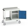 bott verso mobile attachment table with base cabinet and steel top
