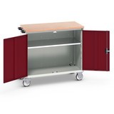 bott verso mobile drawer cabinet with 2 doors, shelf and multiplex top