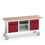 bott verso mobile storage workbench (multiplex), 2 drawers, 2 doors and 1 shelf