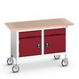 bott verso mobile storage workbench (multiplex) with 2 drawers and 2 doors