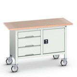 bott verso mobile storage workbench (multiplex) with 3 drawers and 1 door