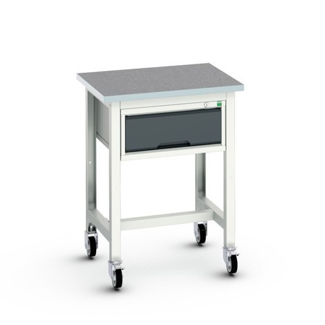 bott verso mobile workbench (linoleum board) with spacer set and 1 drawer