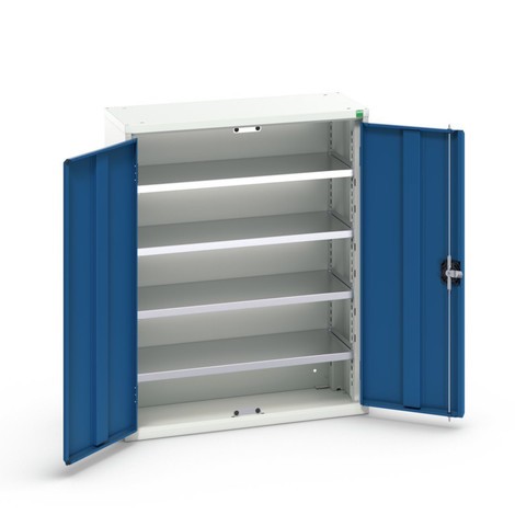 bott verso storage cabinet with 4 shelves and 20 storage bins