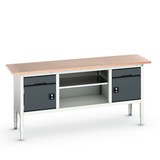 bott verso storage workbench (multiplex board), 4 drawers, 2 doors and 1 shelf