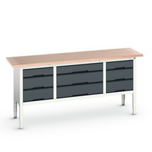 bott verso storage workbench (multiplex board) with 9 drawers