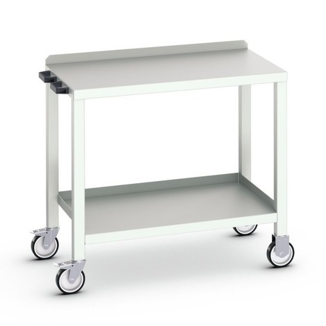 bott verso Table d'appoint mobile, avec plateau en acier