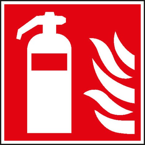 Brandschutzschild Feuerlöscher, für Innen- und Außenbere