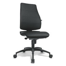 Cadeira de escritório giratória Topstar® Synchro com encosto do assento estofado