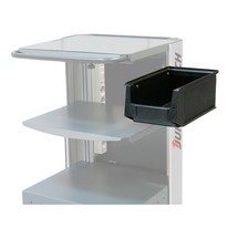 Caixa de armazenamento para a mesa de trabalho móvel Jungheinrich