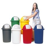 Caixote do lixo VAR® 50 litros, com aba basculante